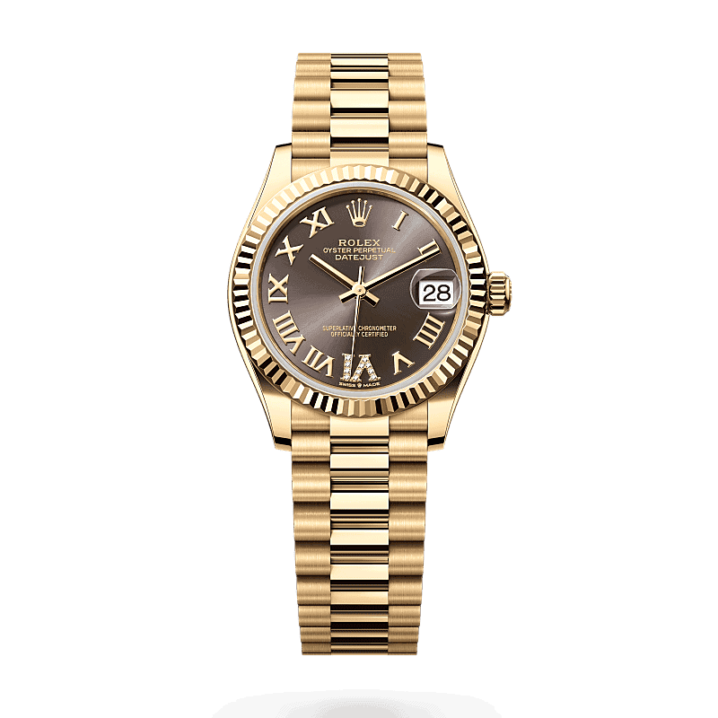 Rolex Datejust 31 in 18 Karat Gelbgold