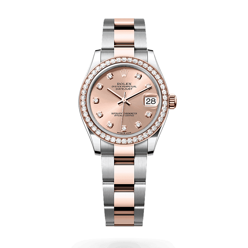 Rolex Datejust 31 in Rolesor Everose (Kombination aus Edelstahl Oystersteel und Everose-Gold)