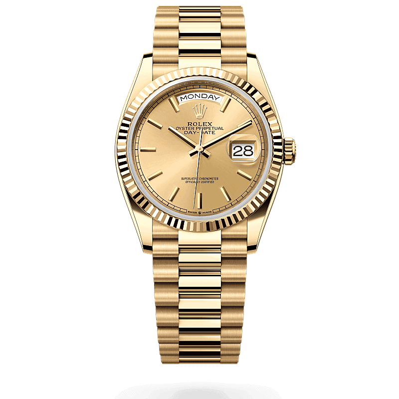 Rolex Day-Date 36 in 18 Karat Gelbgold