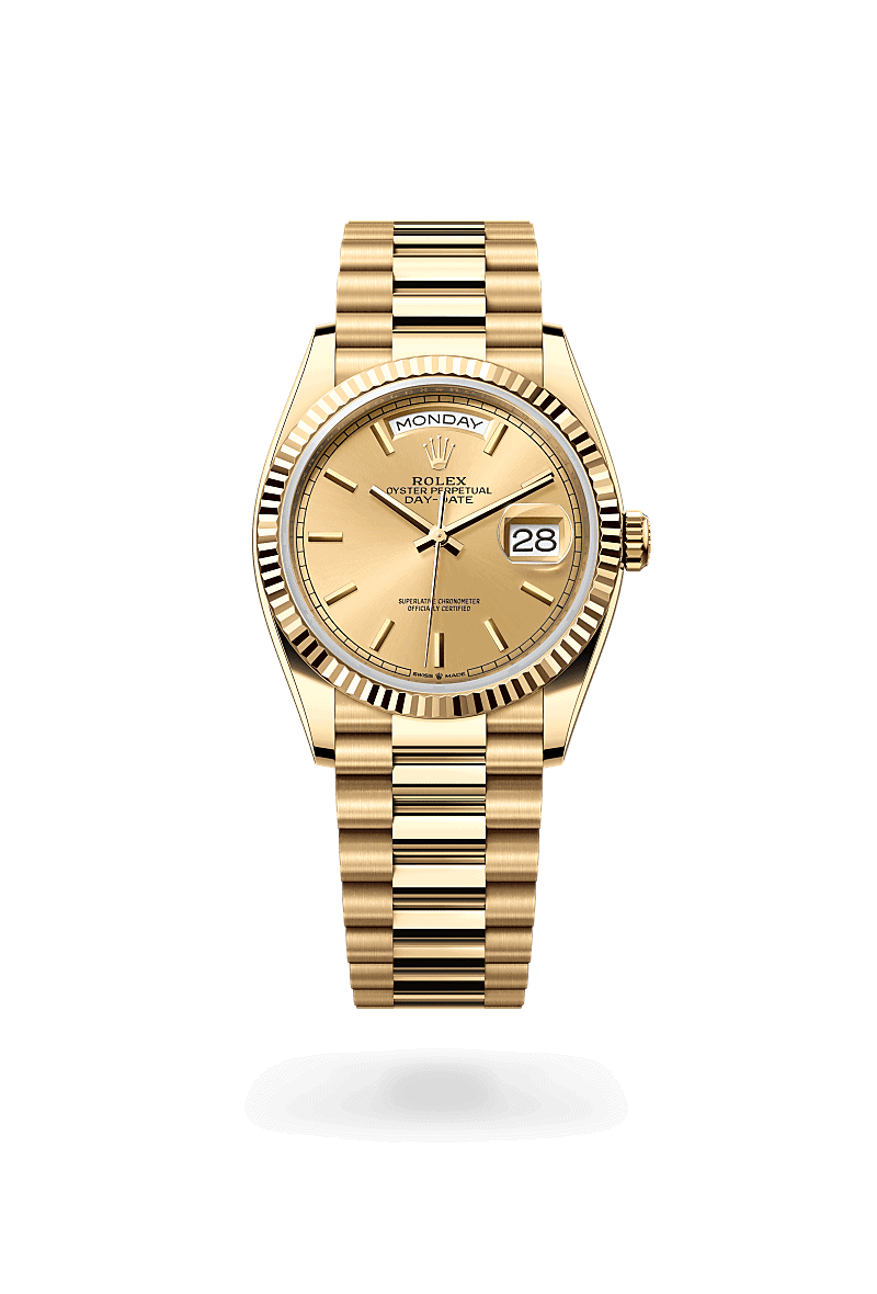 Rolex Day-Date 36 in 18 Karat Gelbgold