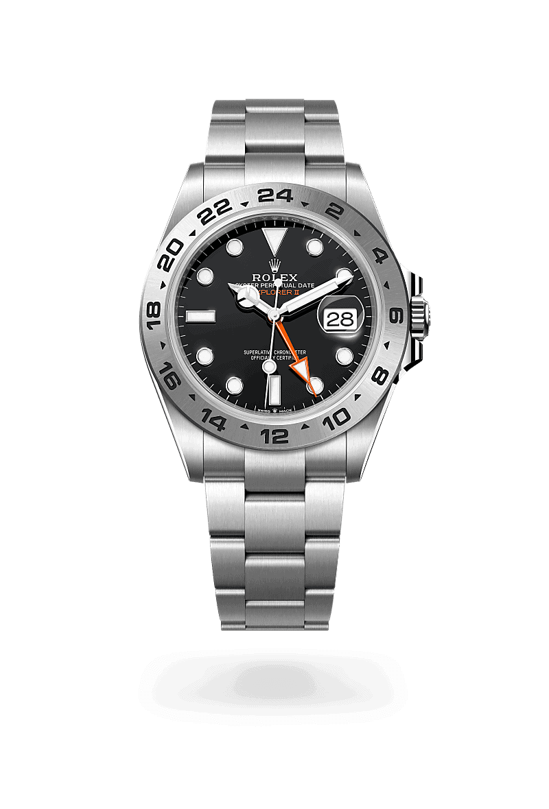 Rolex Explorer II in Edelstahl Oystersteel