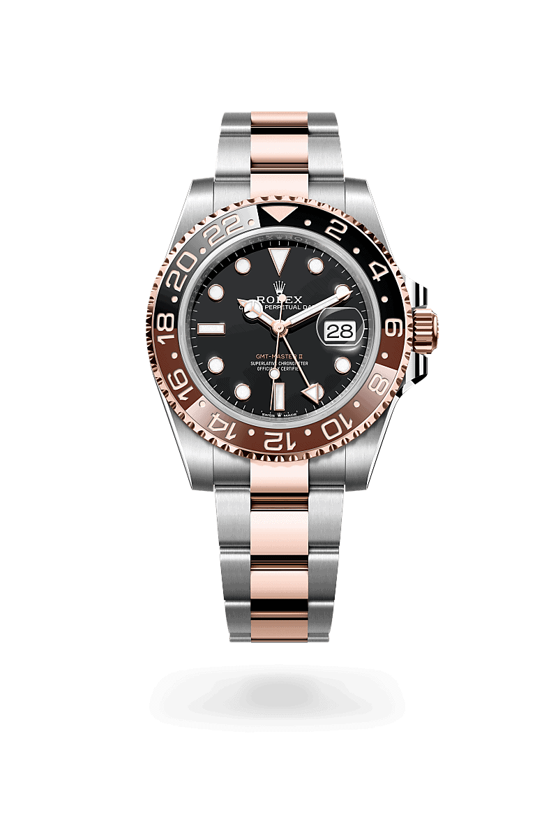 Rolex GMT-Master II in Rolesor Everose (Kombination aus Edelstahl Oystersteel und Everose-Gold)