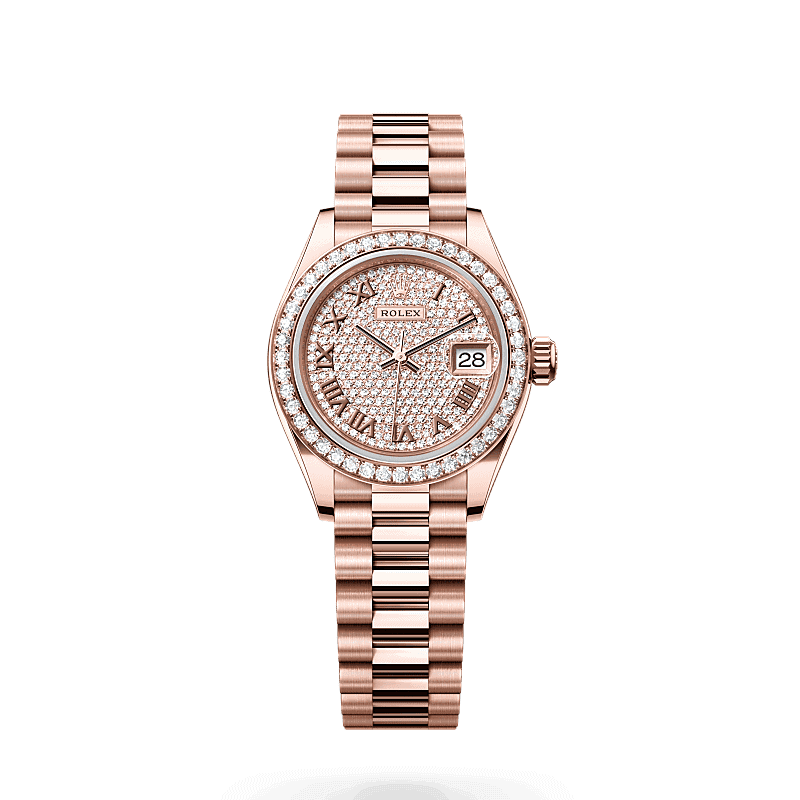 Rolex Lady-Datejust in 18 Karat Everose-Gold