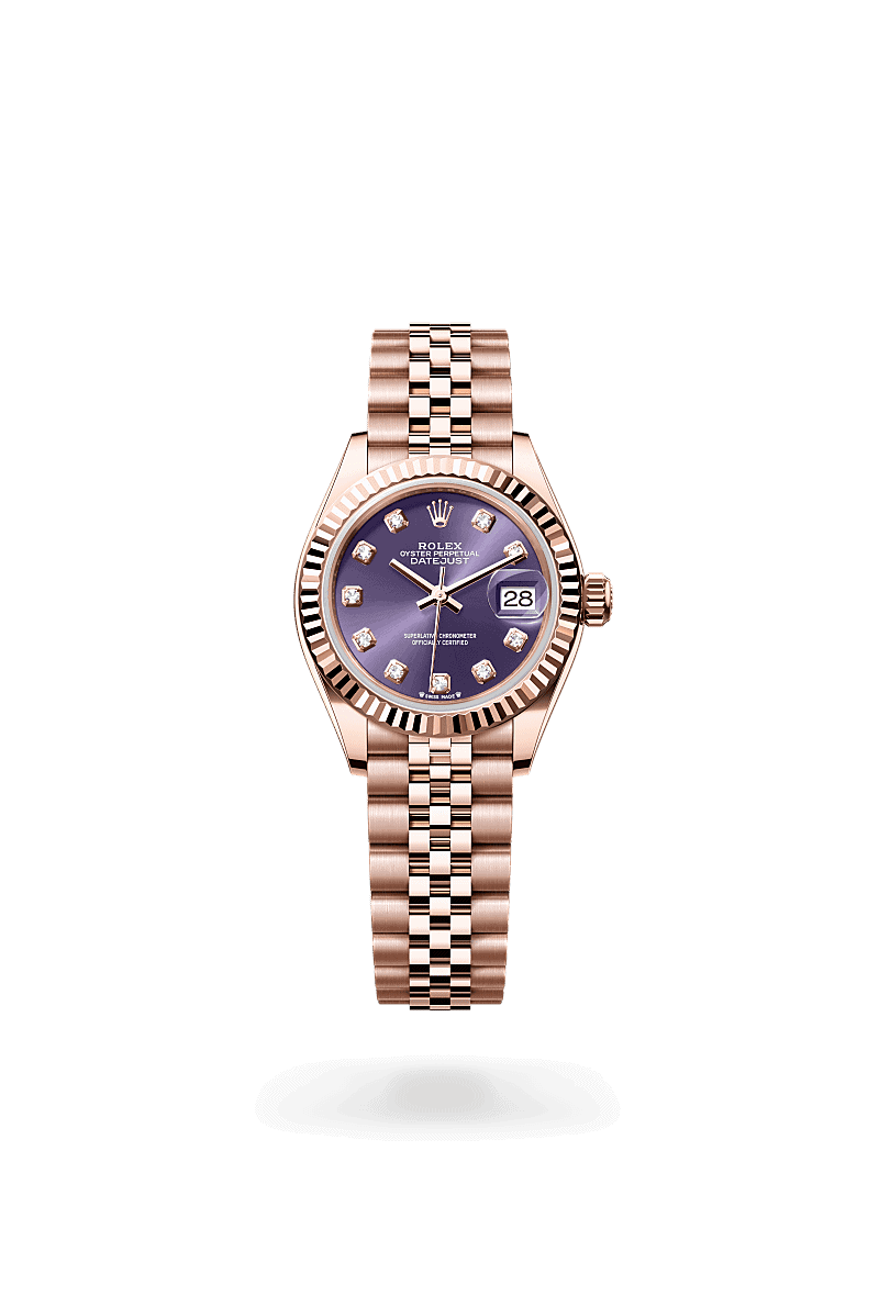 Rolex Lady-Datejust in 18 Karat Everose-Gold