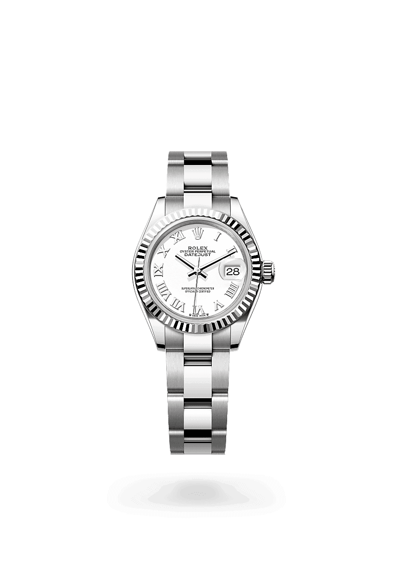 Rolex Lady-Datejust in Rolesor weiß (Kombination aus Edelstahl Oystersteel und Weißgold)